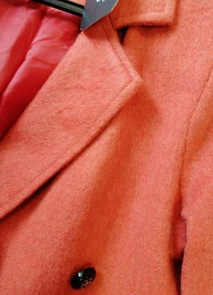Піджак пальто кардиган цегляного кольору виробник туреччина кашемір пиджак пальто кардиган кирпичног2 фото