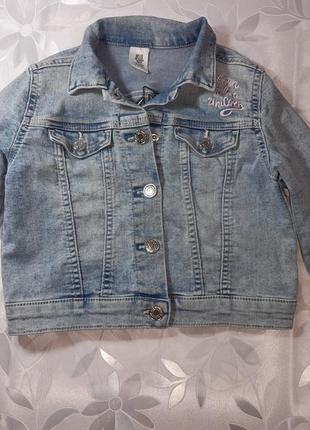 Куртка джинсова h&m 4-5 років1 фото
