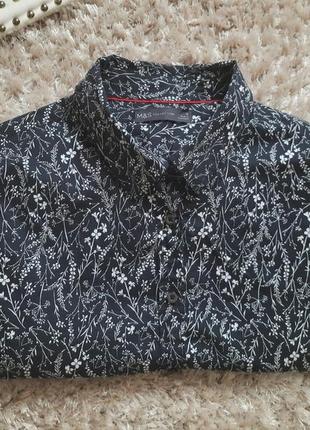 Оригінальна сорочка,блуза в квітковий принт бренда m & s ,сток!1 фото