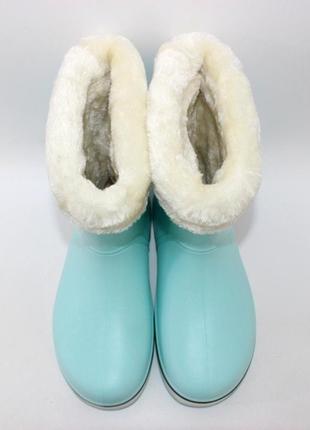 🔴 зимові жіночі чоботи крокси 3 кольори4 фото