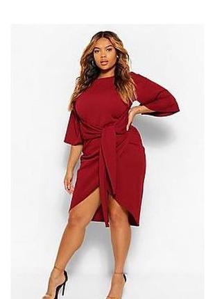 Boohoo 20-22 р винна сукня