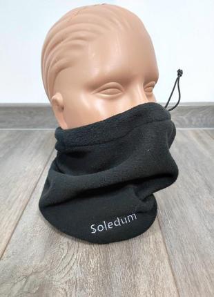 Мужская зимняя труба шарф хомут  для защиты  лица и шеи soledum6 фото