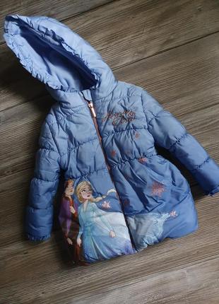 Куртка пальто зима идеал frozen george 2-3г