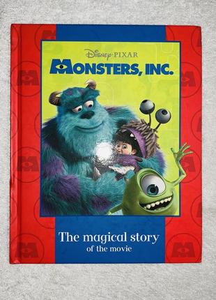 Красива дитяча книжка на англійській мові disney pixar monsters корпорація монстрів