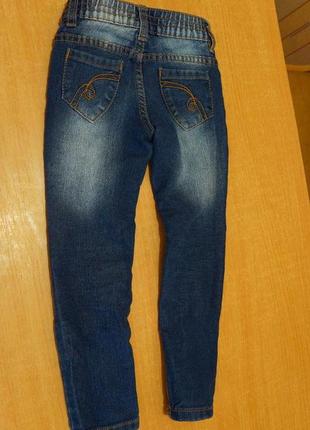 Kiki&koko джинсовые штаны ( джинсы ) 3-4 года. на худышку2 фото