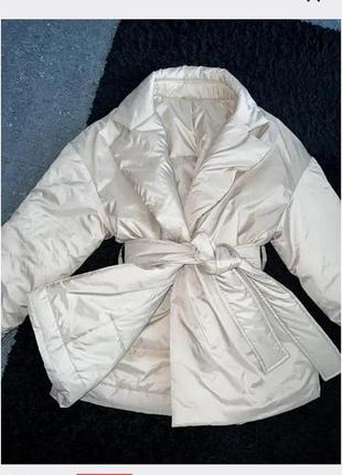 Жіноча осіння приталені курточка великих розмірів2 фото