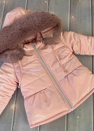 Зимняя детская куртка для девочки