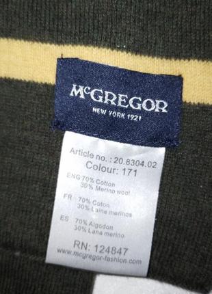 Mcgregor натуральний легкий шарф 26×214см