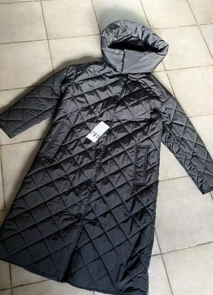 Стильное стеганое пальто zara l-xl4 фото