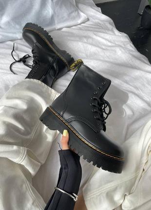 Черевики жіночі dr. martens jadon black/ботинки женские доктор мартэнс жадон