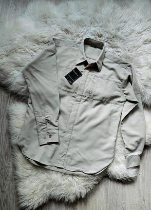 💚💛🤎 стильна нова сорочка світлий хакі