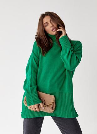 Свитер oversize с боковыми разрезами 5