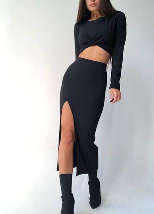 Костюм топ и юбка