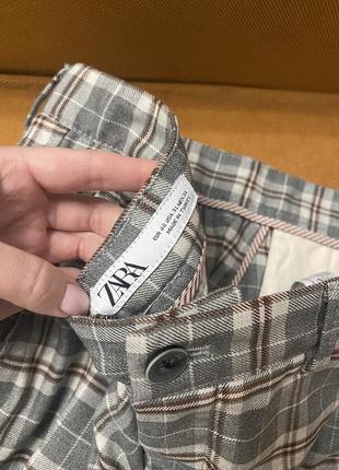 Zara штани в клітинку4 фото