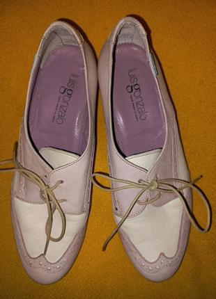 Дизайнерские туфли - оксфорды luis gonzalo, испания, размер 36.
