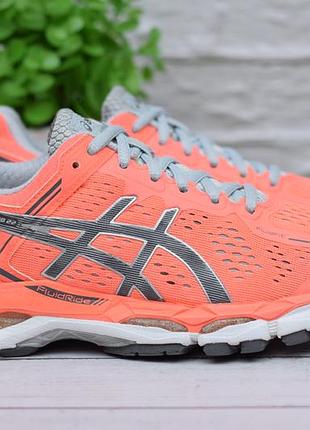 Коралловые женские беговые кроссовки asics gel-kayano 22, 37 размер. оригинал