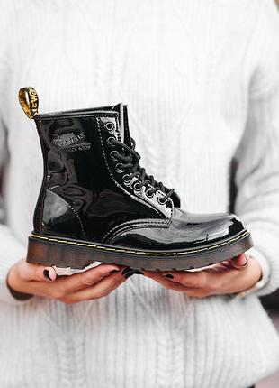Женские высокие кожаные ботинки dr.martens classic