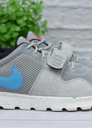 Серые мужские кроссовки nike sb trainerendor, 45 размер. оригинал