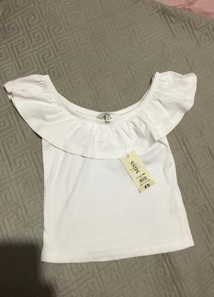 Футболочка в рубчик на девочку 11-12 лет