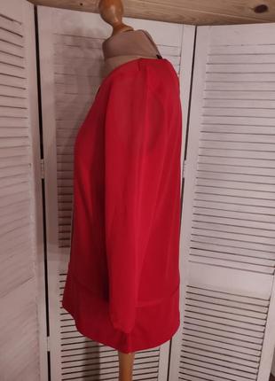 Фирменная красная блуза5 фото