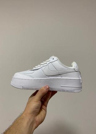 Женские кроссовки nike air force 1 shadow белые3 фото