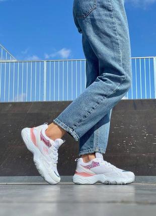 Жіночі кросівки skechers ‘white jumpman’ 😍