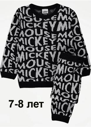 George, mickey, вязаный костюм, штаны, свитер, 7-8 лет, 122-128 см