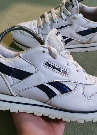 Кожаные кроссовки reebok,оригинал