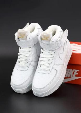 Жіночі зимові кеди nike air force black 13011