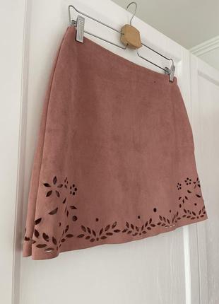 📎 спідниця під замшу primark💌2 фото