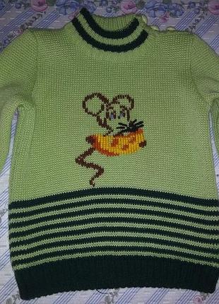 Милый свитерок hand made