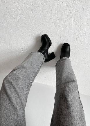 Ботильоны в стиле братц кожа