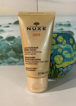 Nuxe освежающее молочко после загара и солярия nuxe sun refreshing after-sun lotion