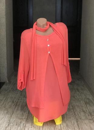 Красивая туника платье блуза джемпер