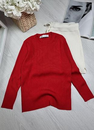 Топ в рубчик zara