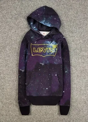 levi s x star wars galaxy graphic logo mens hoodie