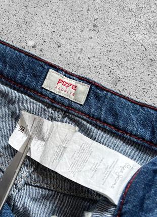 Pepe jeans archive vintage denim skirt жіноча джинсова спідниця5 фото