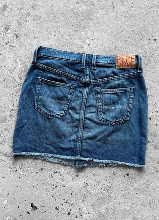 Pepe jeans archive vintage denim skirt жіноча джинсова спідниця2 фото