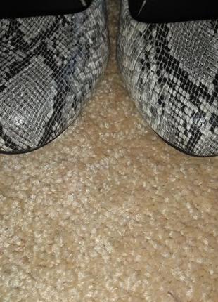 Туфлі в зміїний принт6 фото