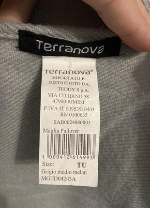 Пончо terranova oversize сірого кольору нове3 фото