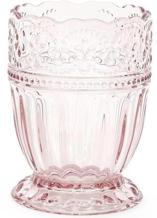 Набір 6 склянок siena toscana 325мл hotdeal hotdeal, рожеве скло