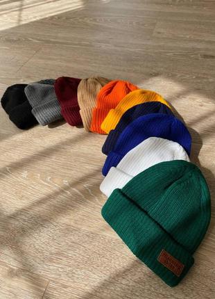 Шапка шерстяна❄тепла шапка на осінь та зиму2 фото