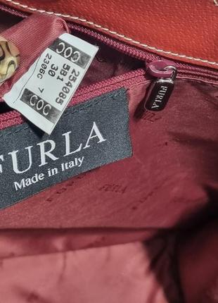 Шкіряна сумка шопер  furla, оригінал7 фото