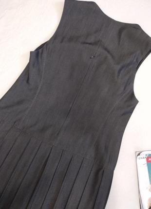 Класичний сарафан сукня міді в офіс m-l6 фото