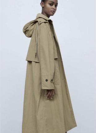 Тренч, плащ zara limited edition trench лимитированная коллекция3 фото