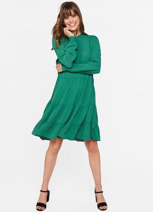 Сукня зелена, стильна 💯 віскоза10 фото