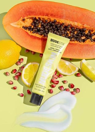 Nudestix nudeskin lemon-aid detox & glow micro-peel1 фото