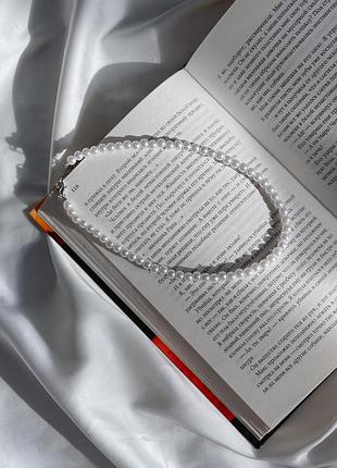 Намисто чокер з штучних перлин штучного жемчуга