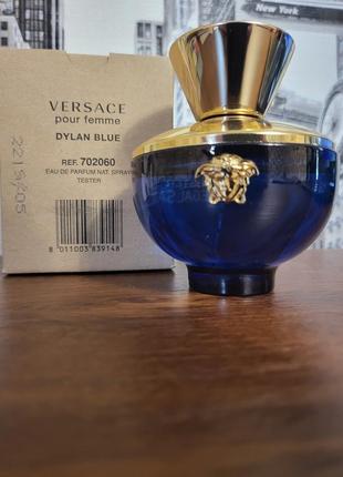 Versace pour femme dylan blue. тестер. 100 ml