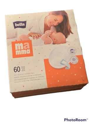 Лактационные вкладыши на липучке bella